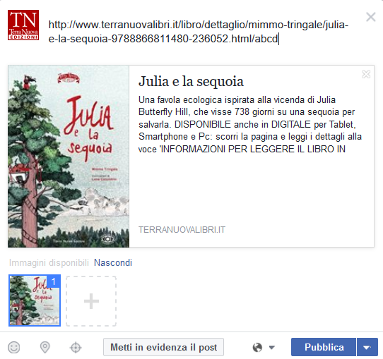 Terra Nuova affiliazione Facebook